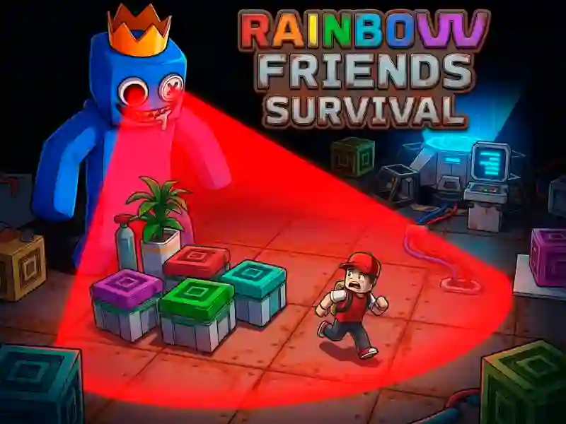 Igra Rainbow Friends Survival online