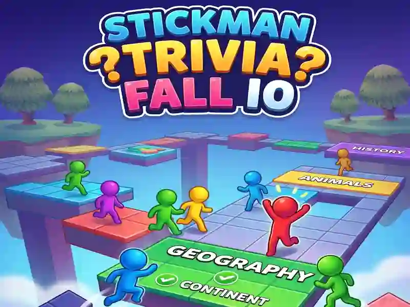 Igra Stickman Trivia Fall IO online