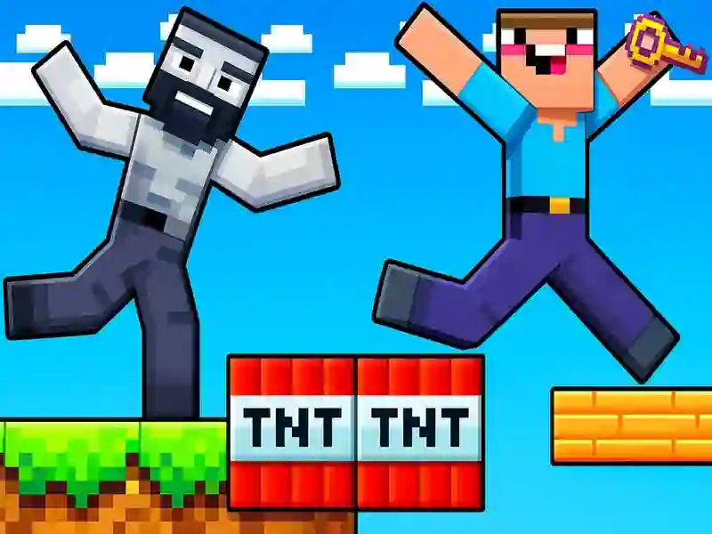 Igra Noob: Parkour trikovi online Igra Noob: Parkour trikovi online