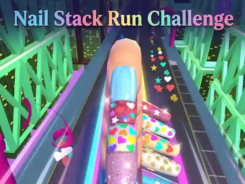 Igra Nail Stack Run Challenge online