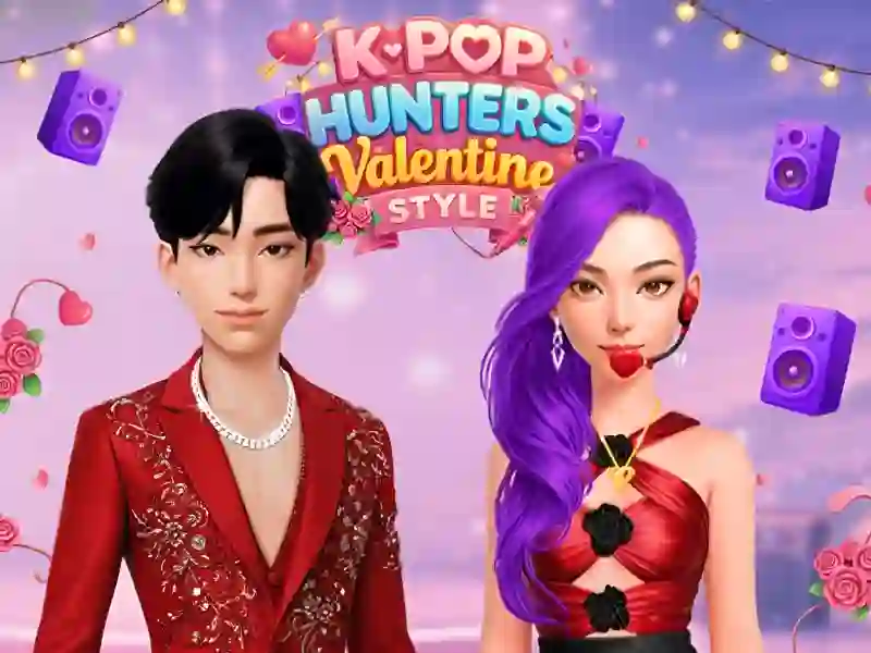 Igra K-pop lovci za Valentinovo online