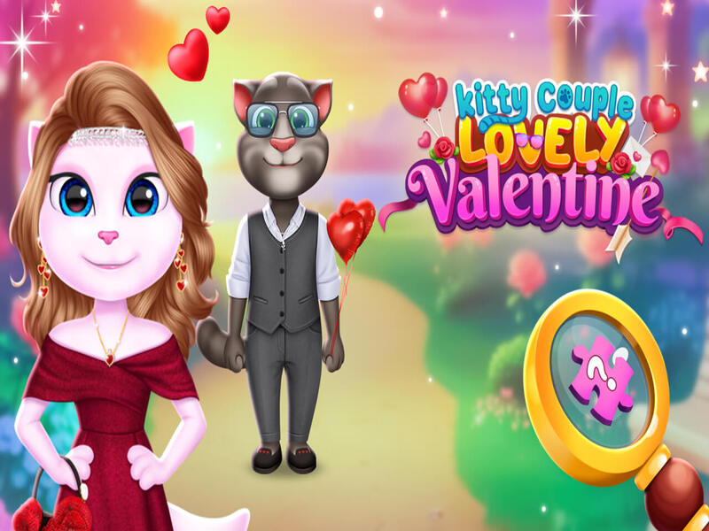 Igra Nekoliko mačića, prekrasna Valentina online