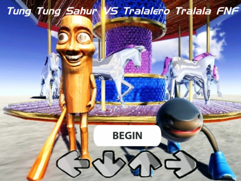 Igra Tung Tung Sahur vs Tralalerroe Tralala: Freee Knight Fankin online