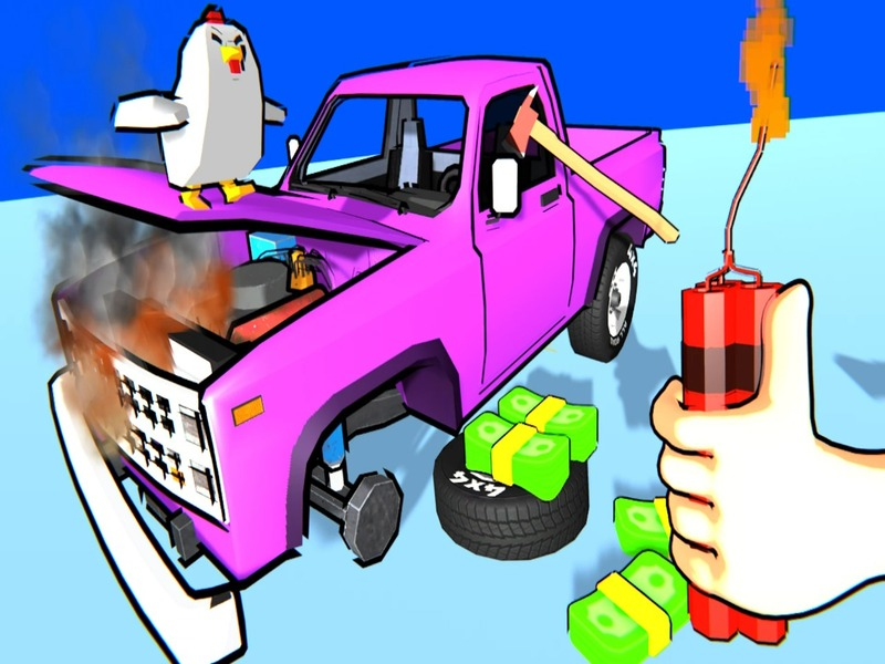 Igra Razbijte automobil na komade! online