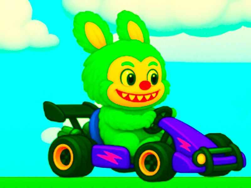 Igra Labububa karting online