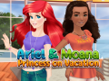 Igra Ariel i Moana: Princeze na odmoru online
