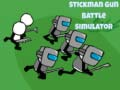 Igra Stickman Simulacija Bitke s Oružjem online