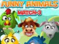 Igra Smiješni Životinje Match 3 online