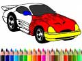 Igra Povratak u školu: Bojanje mišićavih automobila online