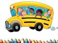 Igra Knjiga za bojanje školskog autobusa online