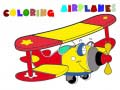 Igra Knjiga za bojanje Avion online