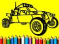 Igra Povratak u školu: Knjiga za bojanje rally automobila online