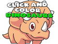 Igra Klikni i oboji dinosaure online