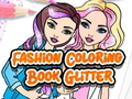 Igra Knjiga za bojanje mode s glitterom online