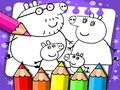 Igra Slikovnica za bojanje Peppa Pig online