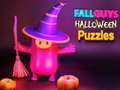 Igra Fall Guys: Halloween Puzle online