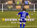 Igra Messi protiv Ronalda Kick Tac Toe online