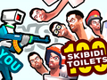 Igra Ti protiv 100 Skibidi WC-a online