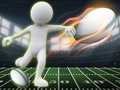 Igra Stickman Ragbi Trčanje i Udaranje online