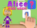 Igra Svijet Alice: Stvaranje Riječi online