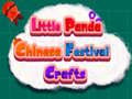 Igra Mali Panda Kineske Festivalne Rukotvorine online