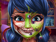 Igra Dotted Girl Halloween Šminka online