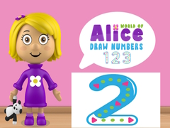 Igra Svijet Alice: Crtaj brojeve online