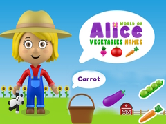 Igra Svijet Imena Povrća Alise online
