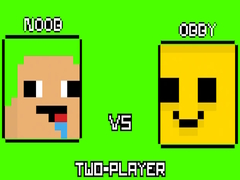 Igra Noob protiv Obby Dva Igrača online