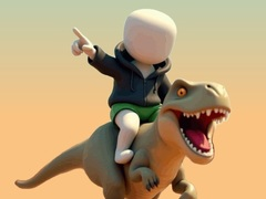 Igra Stickman. Arena Dinosaura online