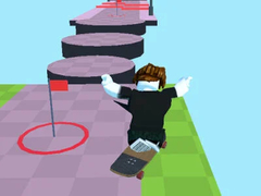 Igra Obby: Skateboard utrka online