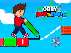Igra Obby Crtaj da Pobjegneš online