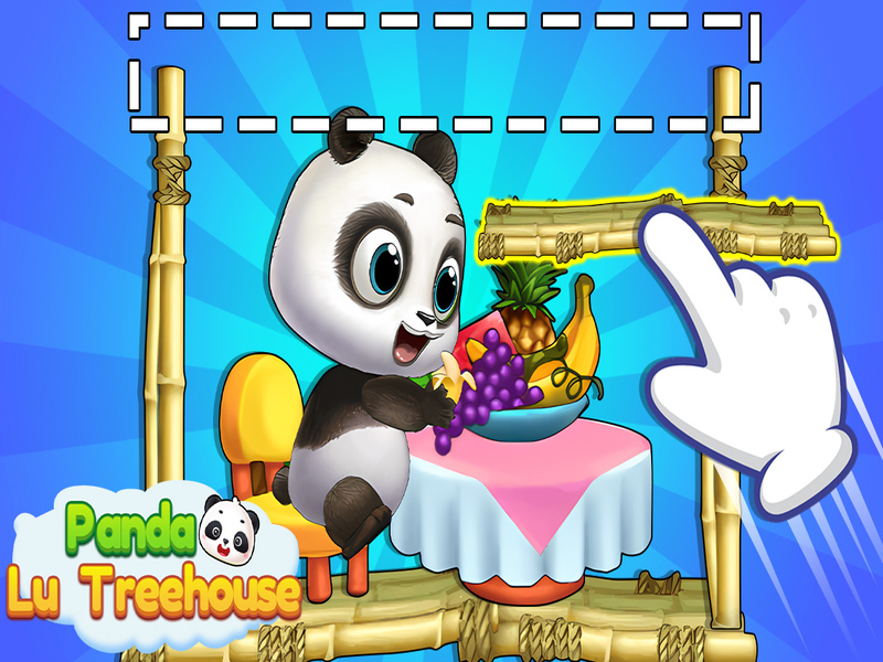 Igra Panda Lou House na drvetu online