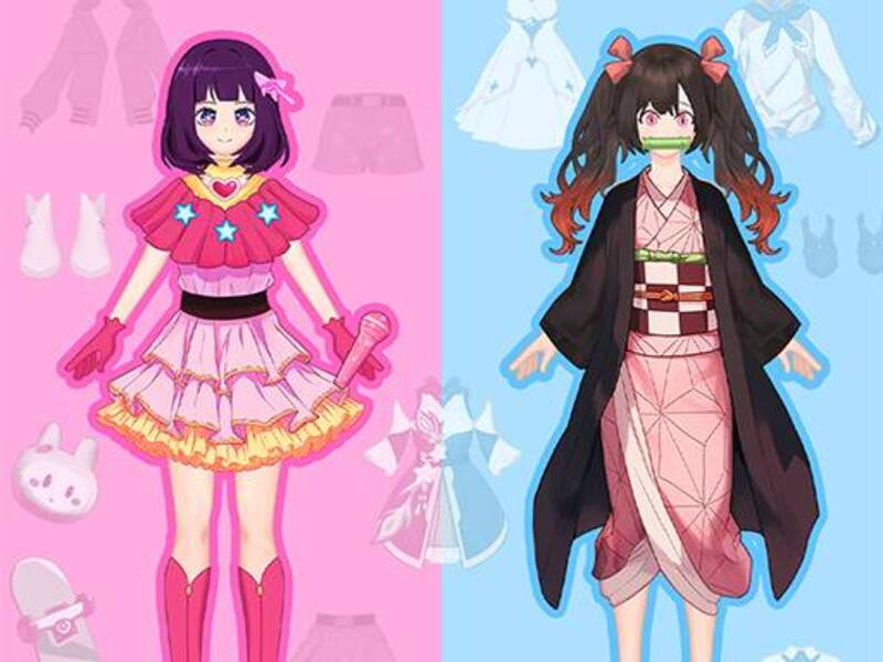 Igra Anime lutka: DIY cosplay djevojka online