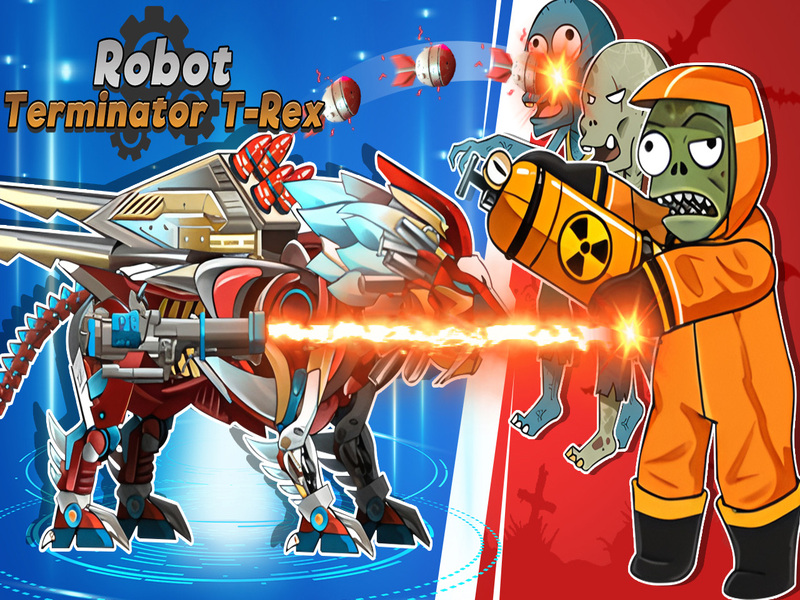 Igra Robot terminator t-rex online