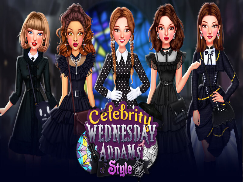 Igra Slavne osobe u stilu wenses Addams online