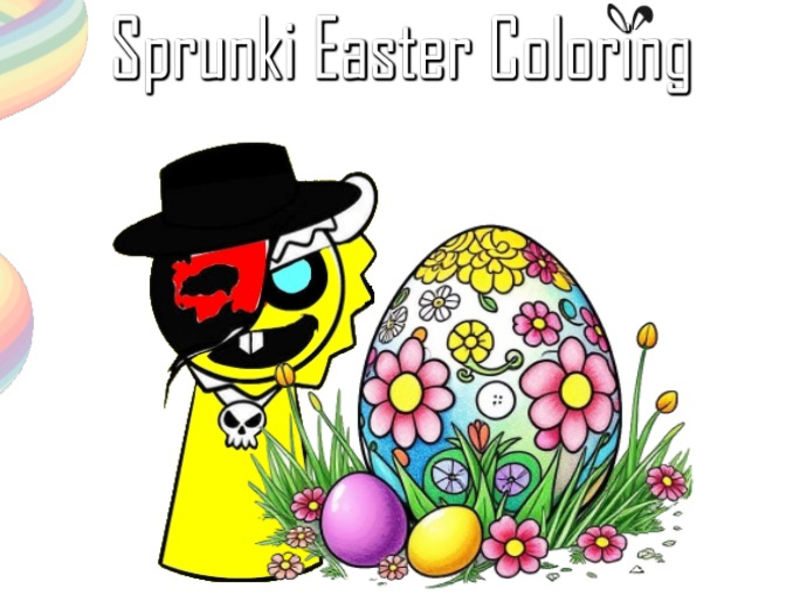 Igra SPRUNKS: Uskrsna bojanje online