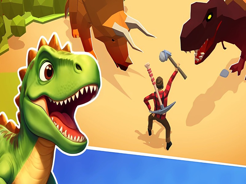 Igra Simulator preživljavanja dinosaura 3d online