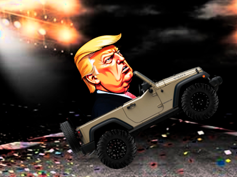 Igra Trump poziva na kotač online
