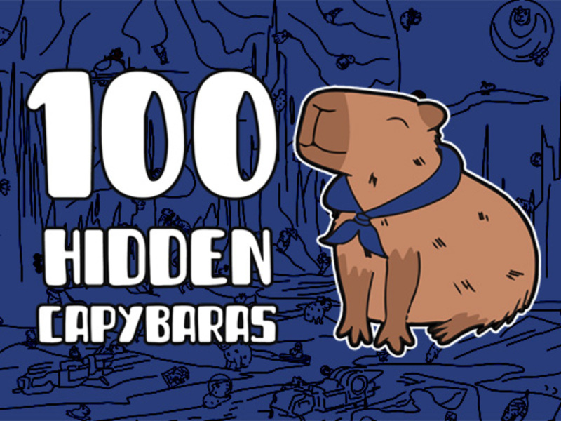 Igra 100 Skriveni kapibar online