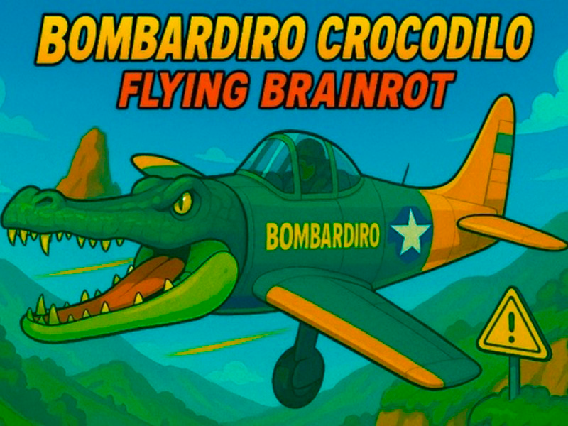 Igra Leteći bombardiro krokodil online