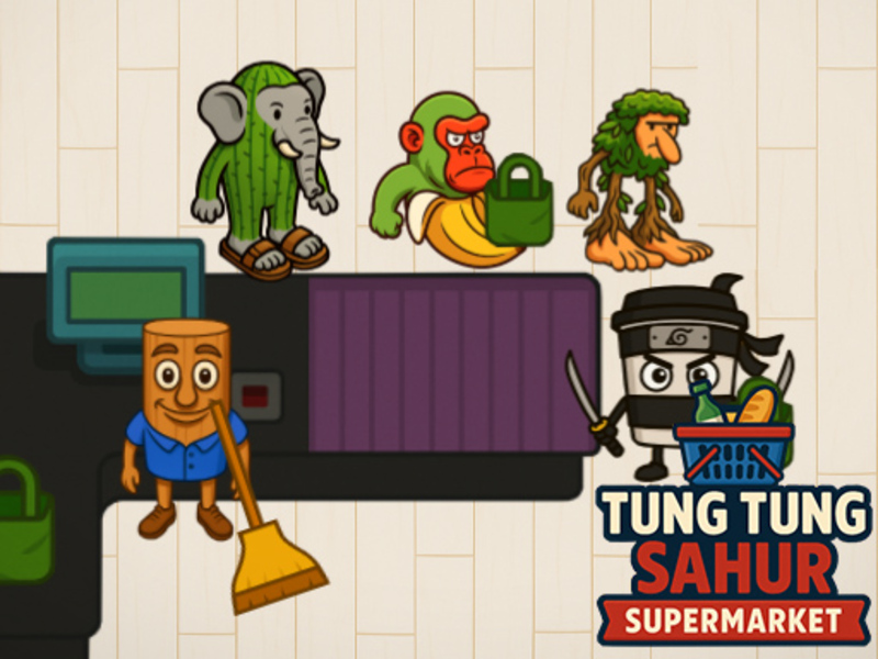 Igra Supermarket Tung Tung Sahur online