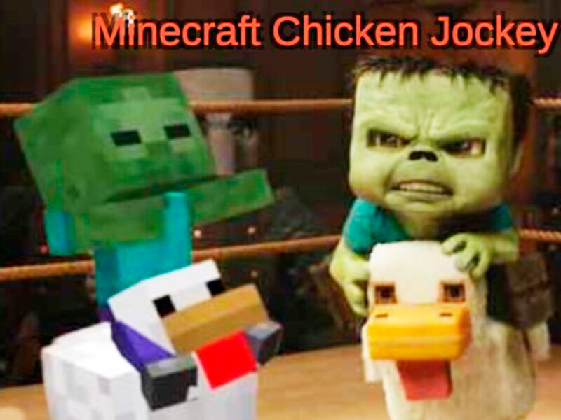 Igra Minecraft: pileći džokej online