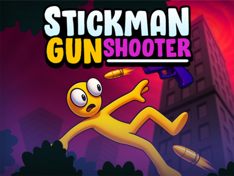Igra Stykman: Gunner iz pištolja online