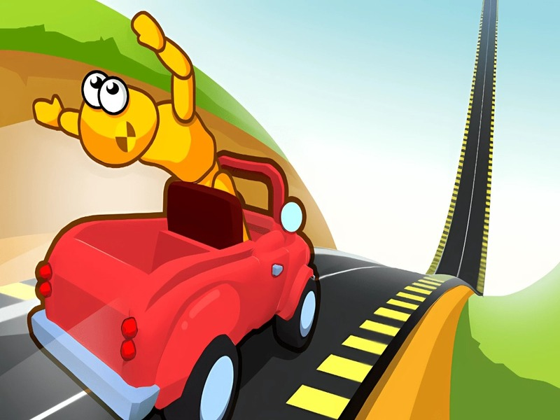 Igra Ispitivanje sudara pri vožnju automobilom uzbrdo online