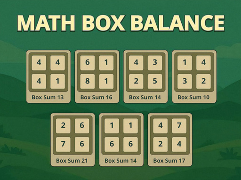 Igra Matematička ravnoteža online