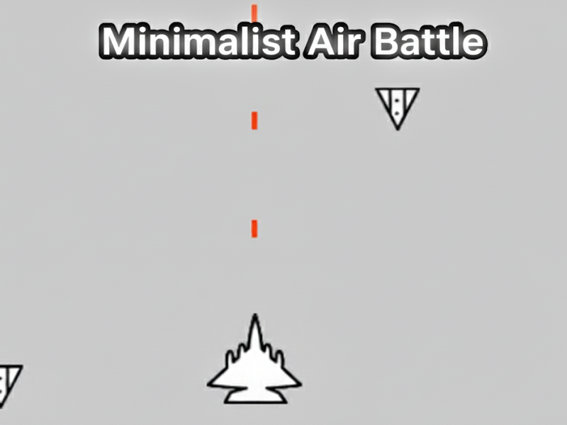 Igra Minimalistička zračna bitka online