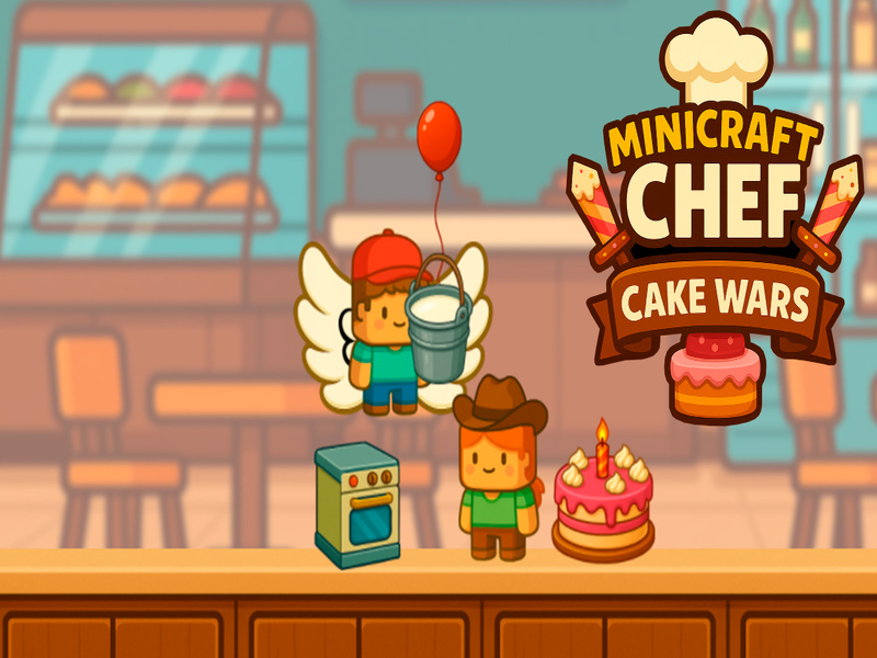 Igra MiniKraft: Chef War of Cakes online