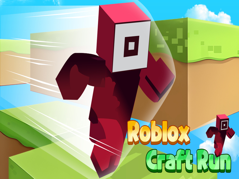 Igra Blok Parkour. Roblox Craft Run online